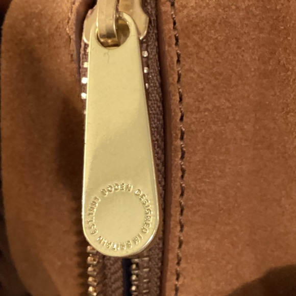 Boden Tan Suede Shoulder Bag - Picture 14 of 16